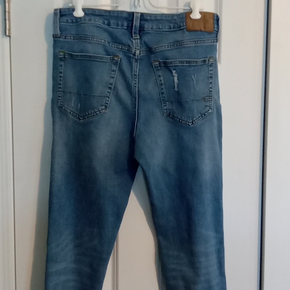 Aeropostale Men's Skinny Jeans - Faded Blue - Picture 5 of 8